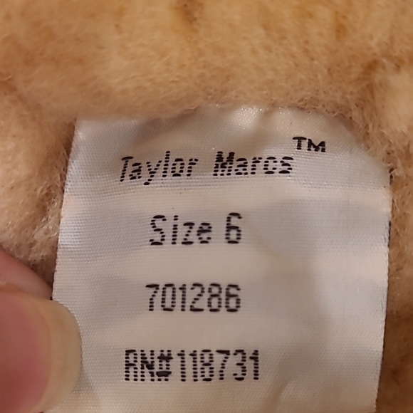 UGG Brown Shearling Button Boots - Picture 4 of 8